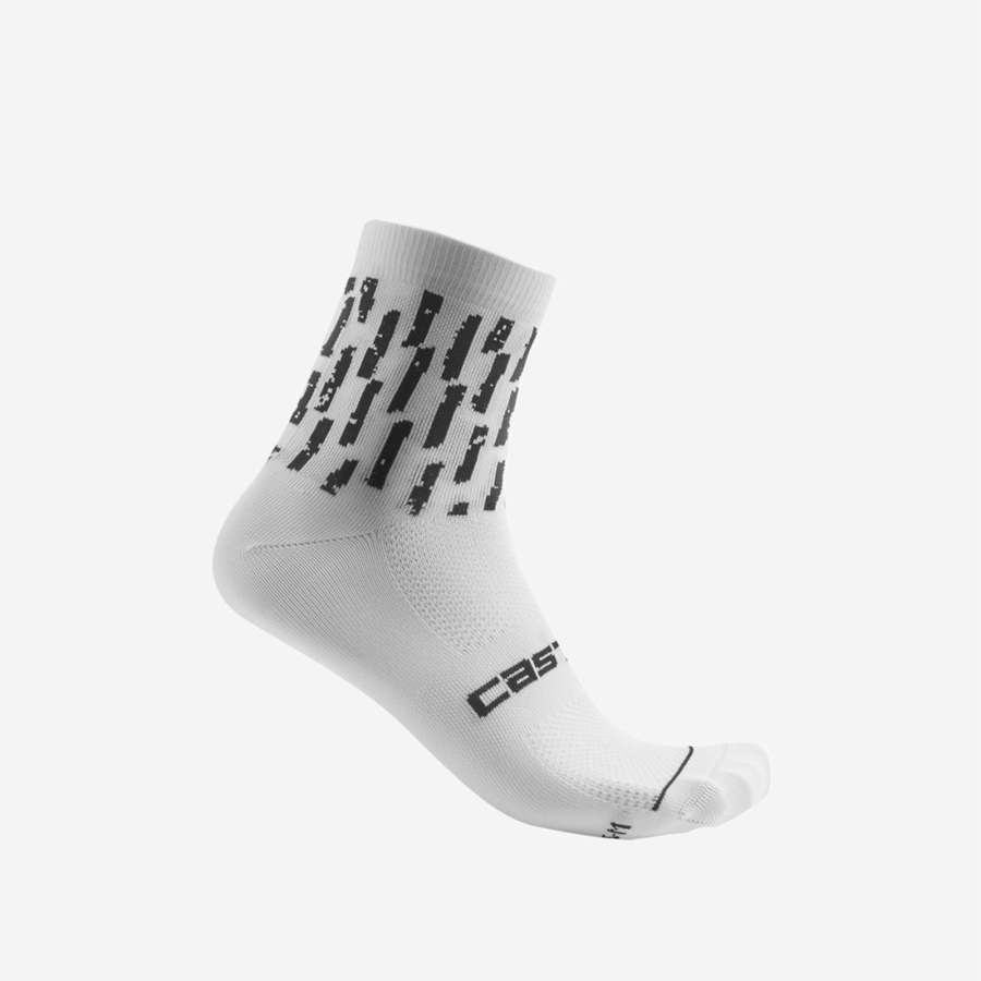 Castelli AERO PRO W 9 CM Women Socks White | FEMQPY-048