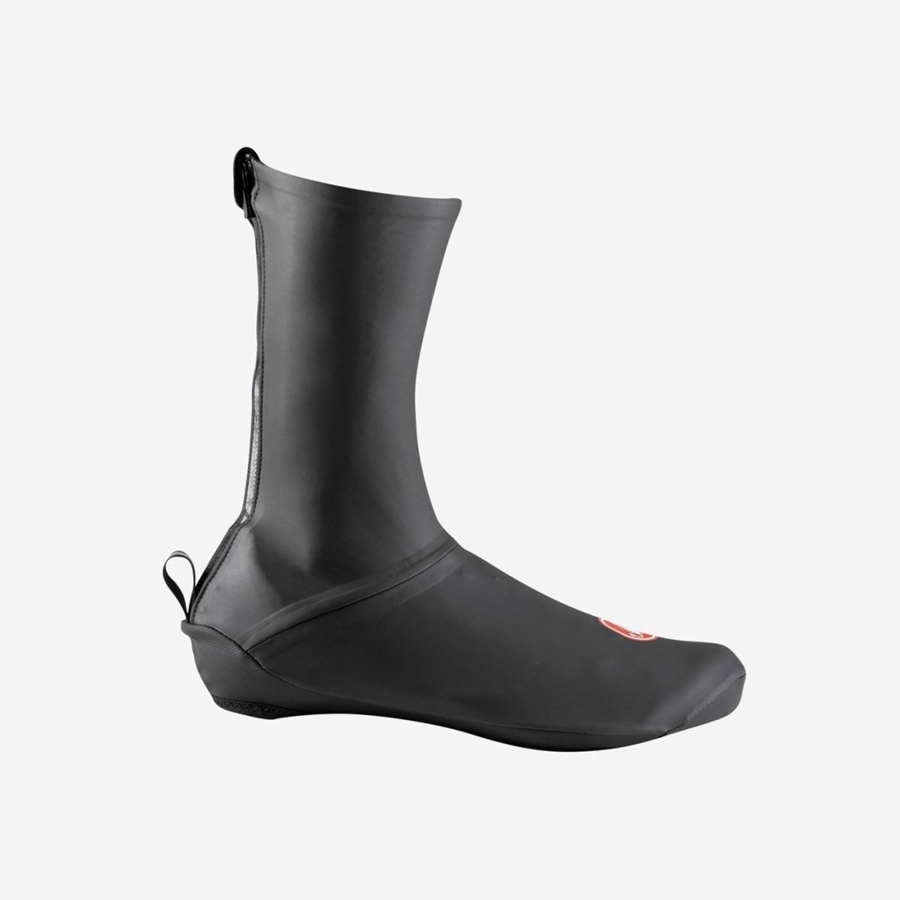 Castelli AERO RACE Men Shoecovers Black | ZSQAUM-731