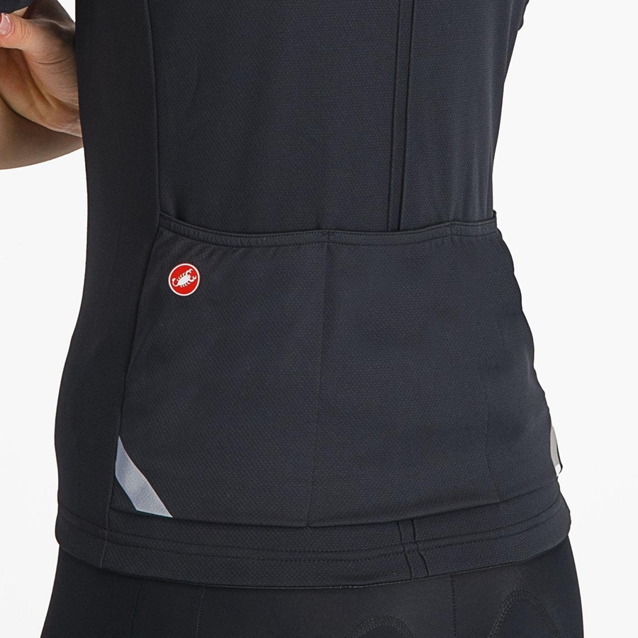 Castelli ANIMA 4 Women Jersey Black | MOFYKI-697