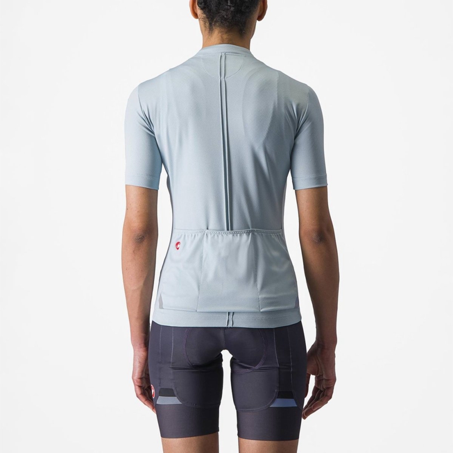 Castelli ANIMA 4 Women Jersey Blue | YDFOJT-649