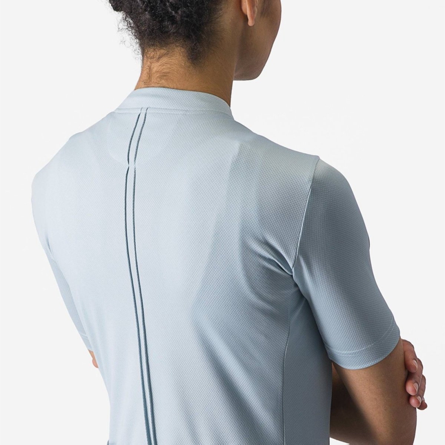 Castelli ANIMA 4 Women Jersey Blue | YDFOJT-649