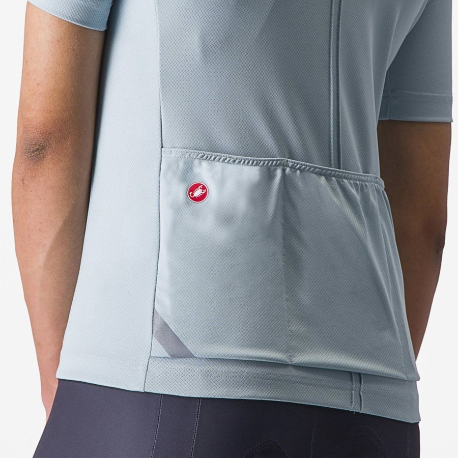 Castelli ANIMA 4 Women Jersey Blue | YDFOJT-649