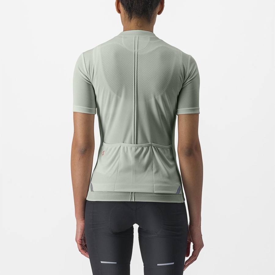 Castelli ANIMA 4 Women Jersey Green | GESYHD-307