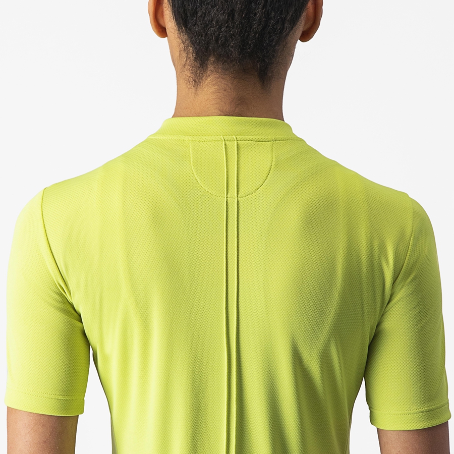 Castelli ANIMA 4 Women Jersey Light Green | BETDOF-748