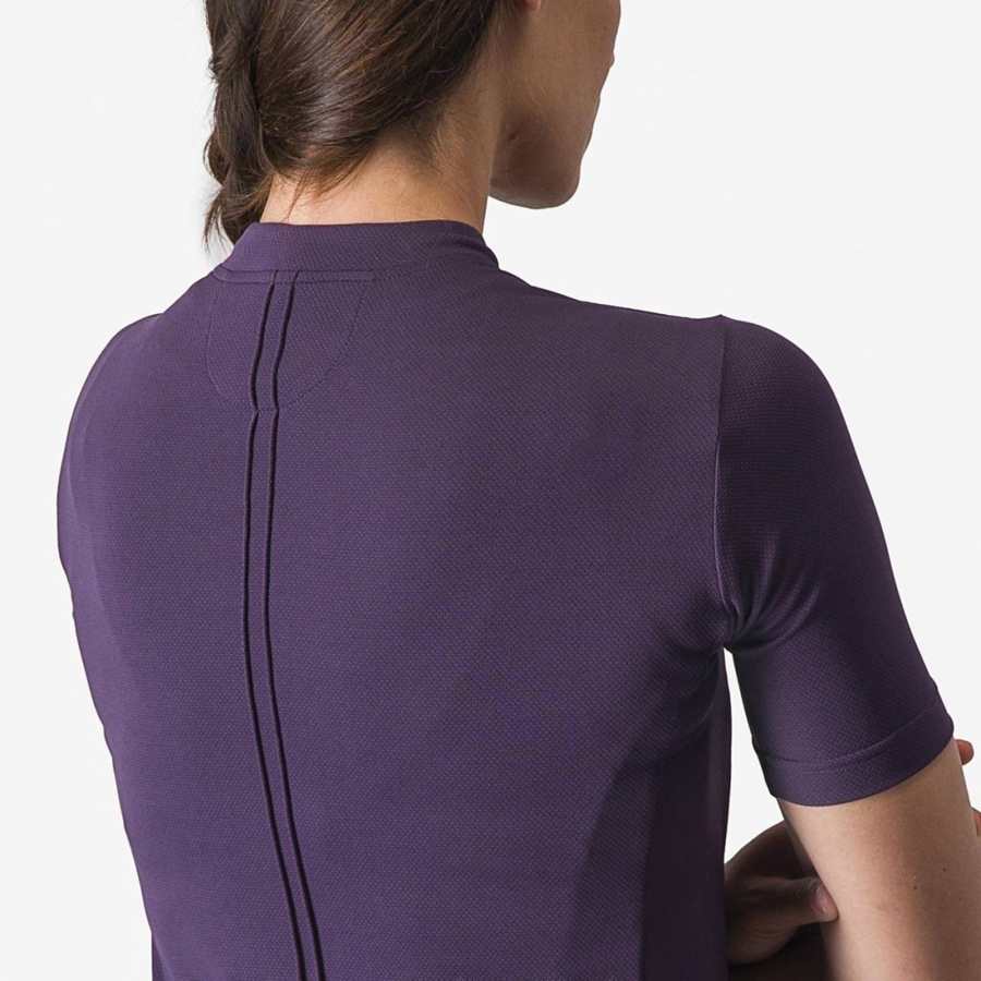 Castelli ANIMA 4 Women Jersey Purple | WZHBOL-369