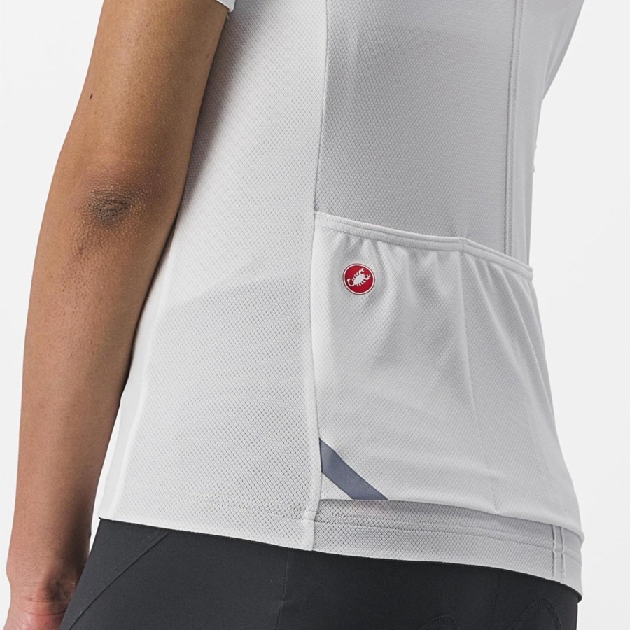 Castelli ANIMA 4 Women Jersey White | BQSRZH-625