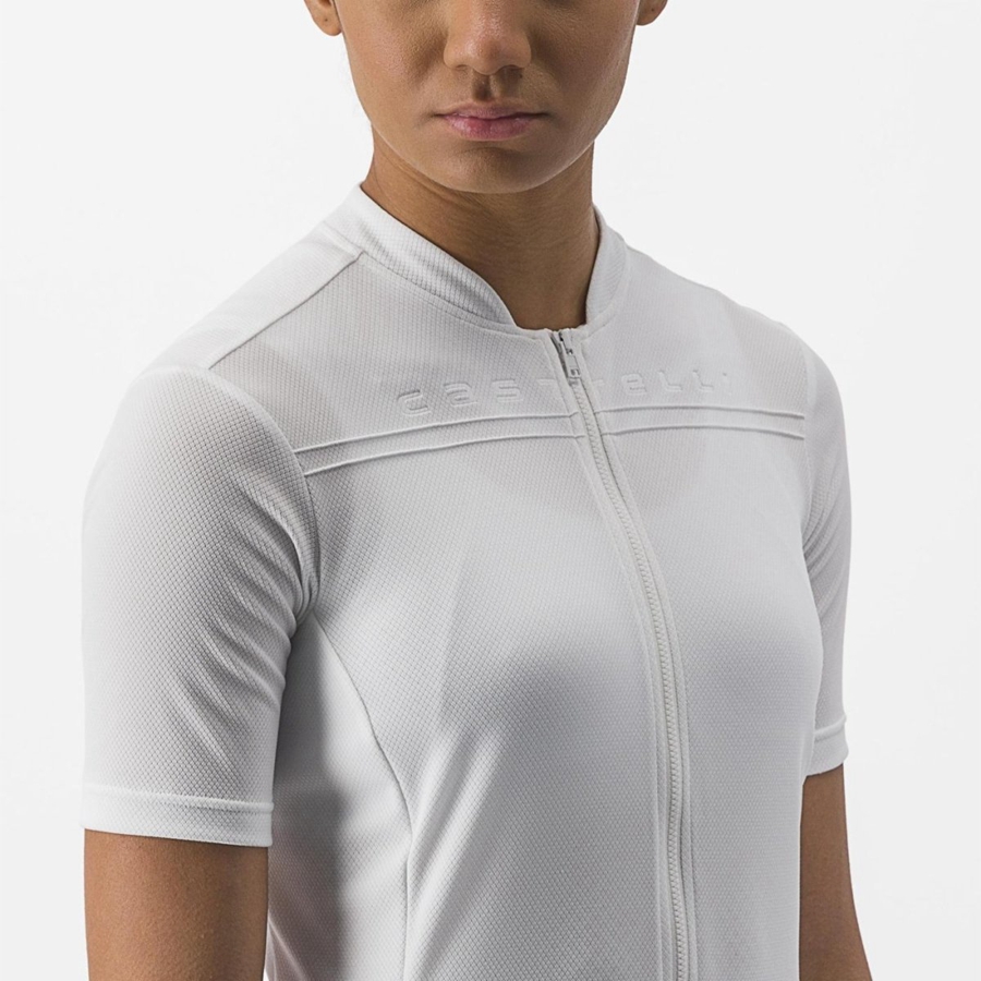 Castelli ANIMA 4 Women Jersey White | BQSRZH-625