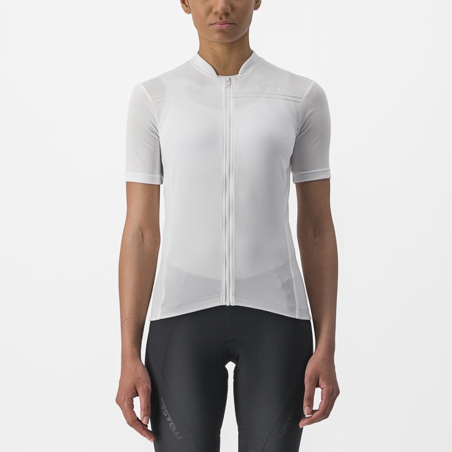 Castelli ANIMA 4 Women Jersey White | BQSRZH-625