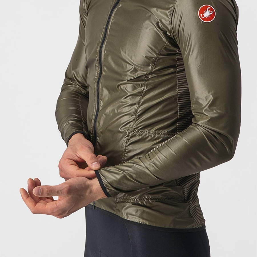 Castelli ARIA SHELL Men Protection Brown | OCBGMY-460