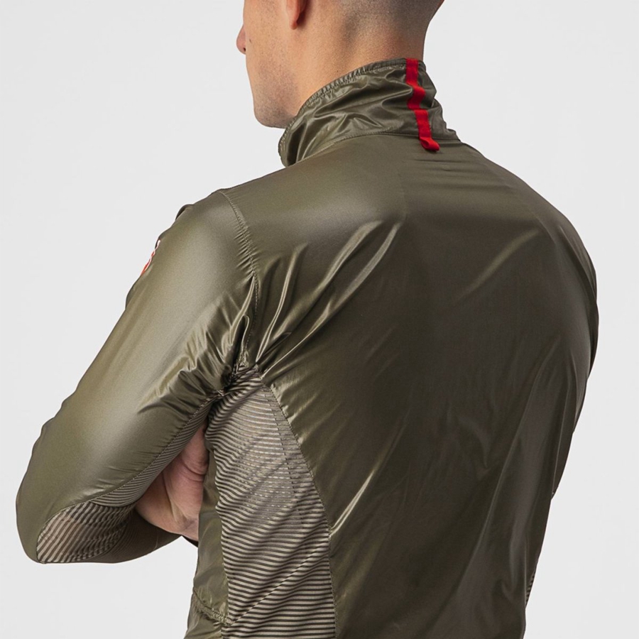 Castelli ARIA SHELL Men Protection Brown | OCBGMY-460