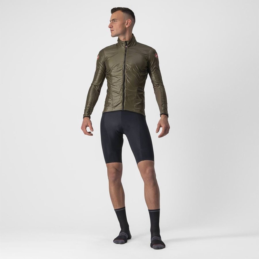 Castelli ARIA SHELL Men Protection Brown | OCBGMY-460