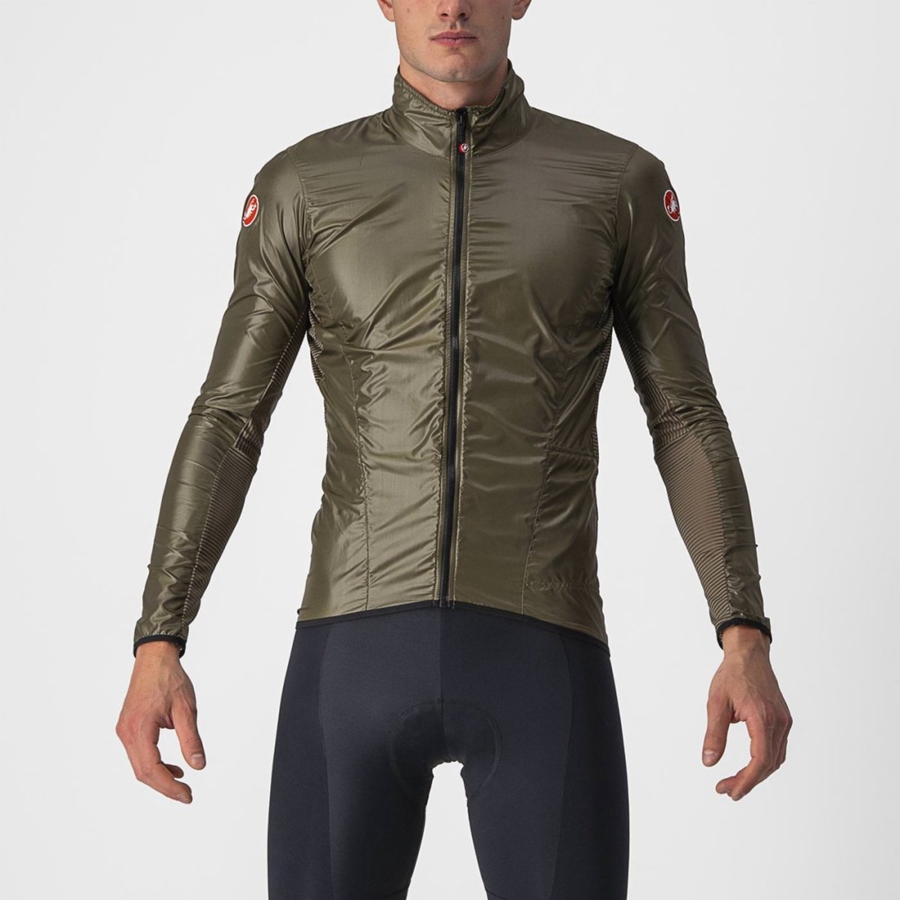 Castelli ARIA SHELL Men Protection Brown | OCBGMY-460