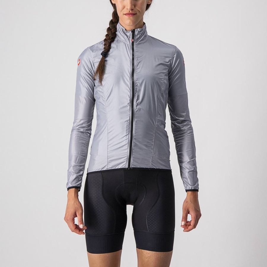 Castelli ARIA SHELL W Women Protection Silver Grey | XNWPKB-596