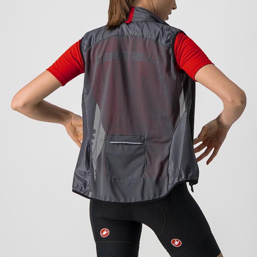 Castelli ARIA W Women Vest Dark Grey | NSZMEU-798