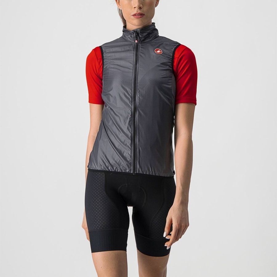 Castelli ARIA W Women Vest Dark Grey | NSZMEU-798