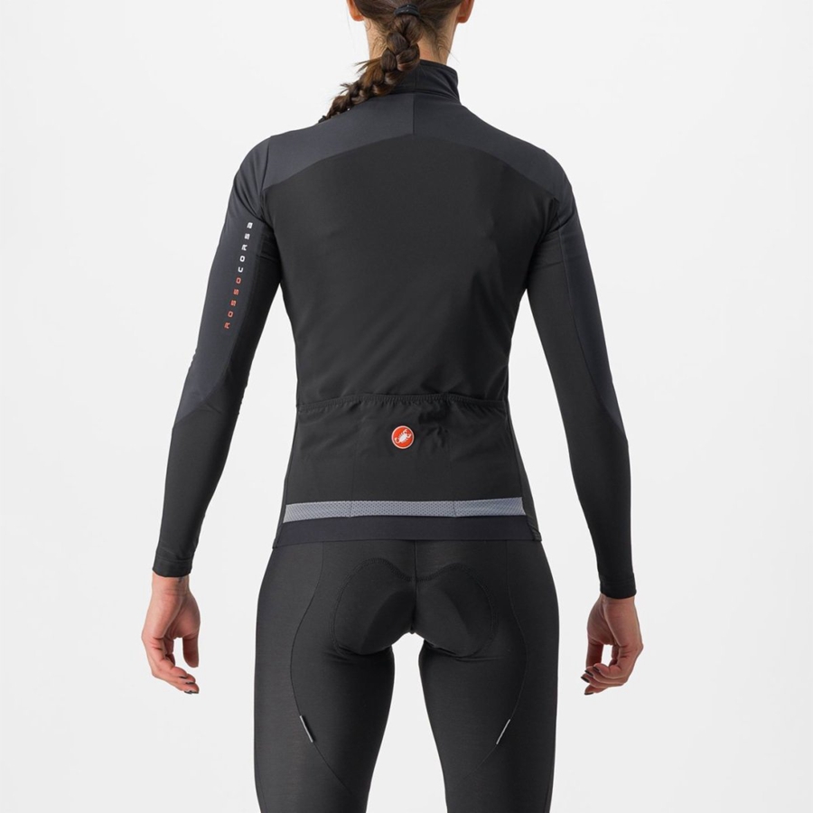 Castelli BETA RoS W Women Jackets Black | BQUKAH-915