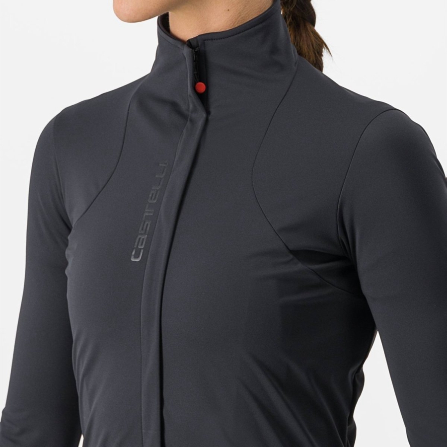 Castelli BETA RoS W Women Jackets Black | BQUKAH-915