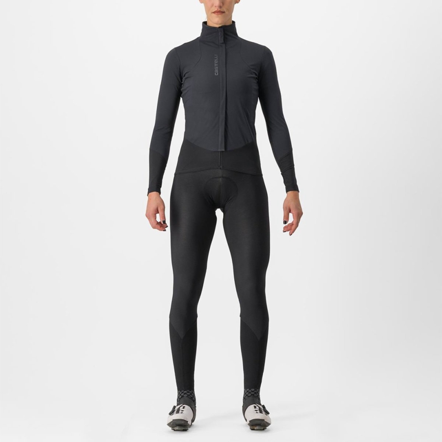 Castelli BETA RoS W Women Jackets Black | BQUKAH-915