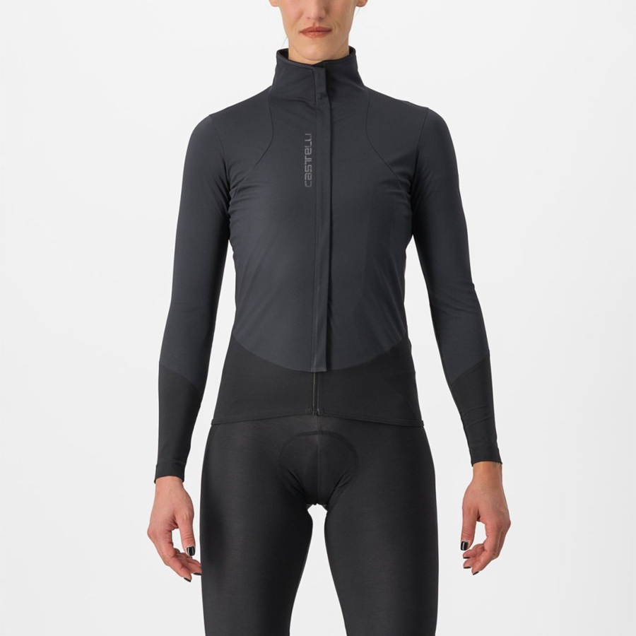 Castelli BETA RoS W Women Jackets Black | BQUKAH-915