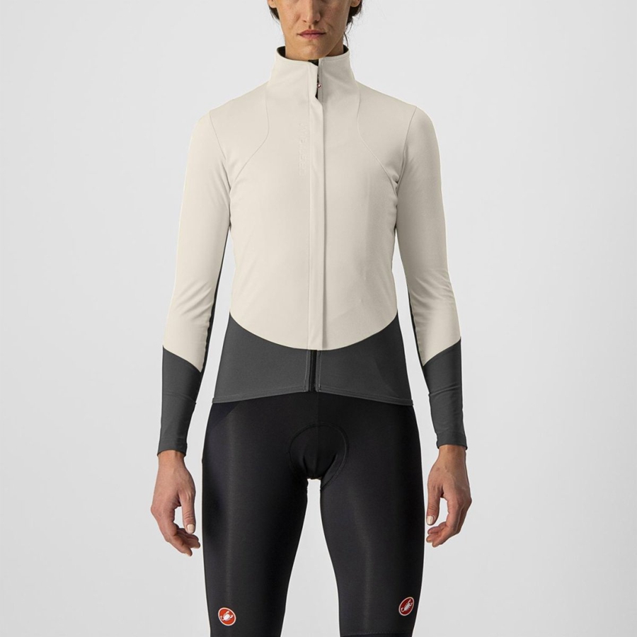 Castelli BETA RoS W Women Jackets Dark Grey | FKWHNM-469