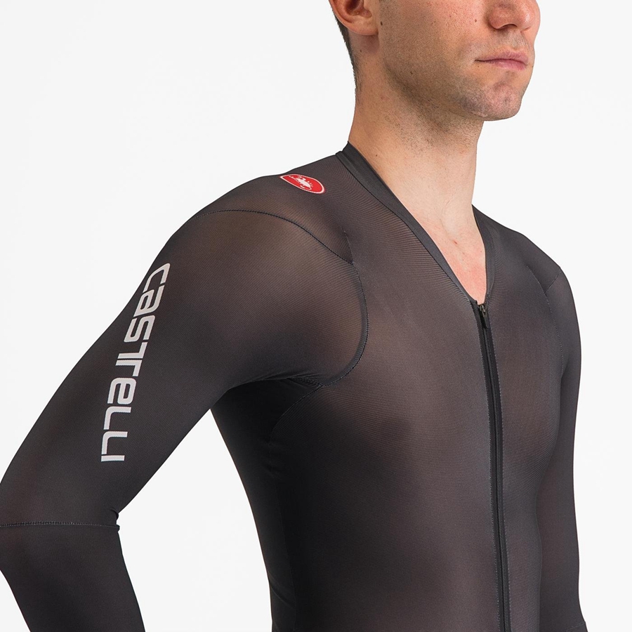 Castelli BODY PAINT 4.X Men Speedsuits Black | NMYHLZ-530