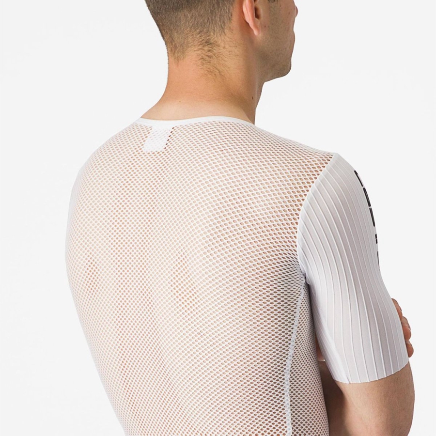 Castelli BOLERO SS Men Base Layer White | DMGTQS-402