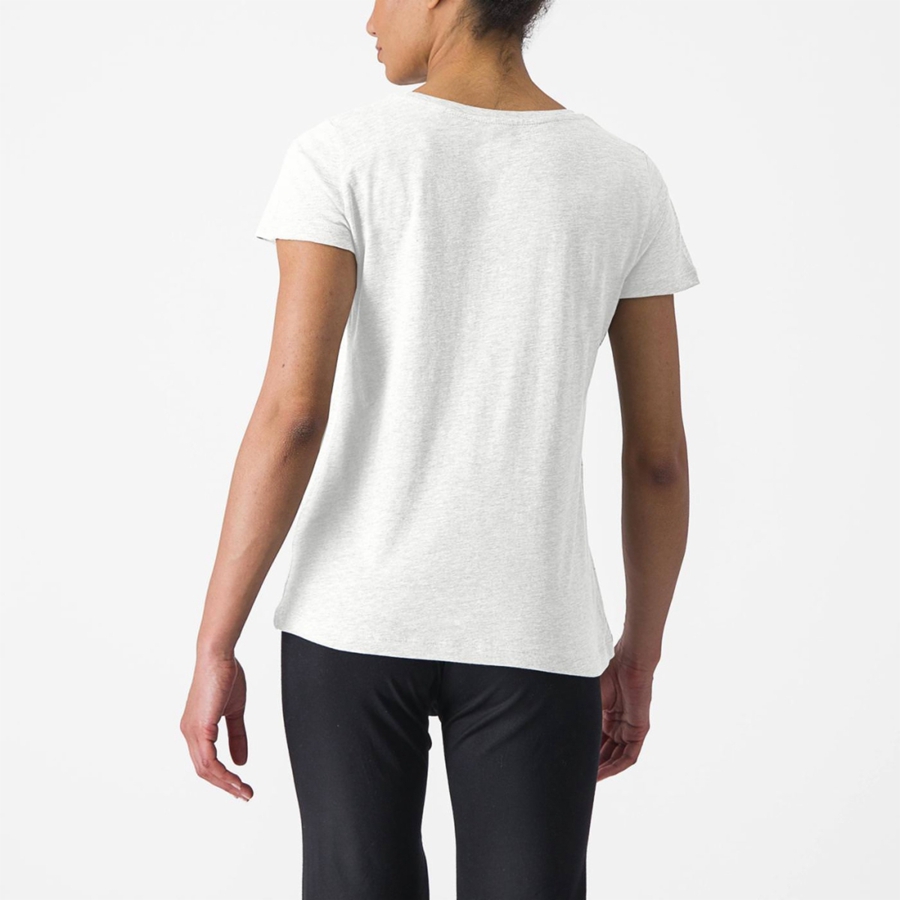 Castelli CASTELLI CLASSICO W TEE Women Casual White | ACUDTH-240