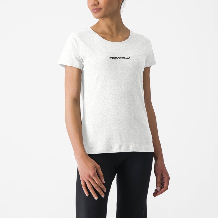 Castelli CASTELLI CLASSICO W TEE Women Casual White | ACUDTH-240