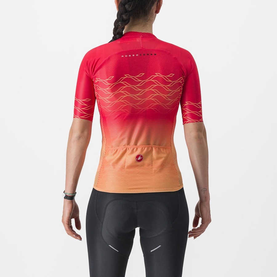 Castelli CLIMBER'S 2.0 W Women Jersey Orange | ZYRMWX-248