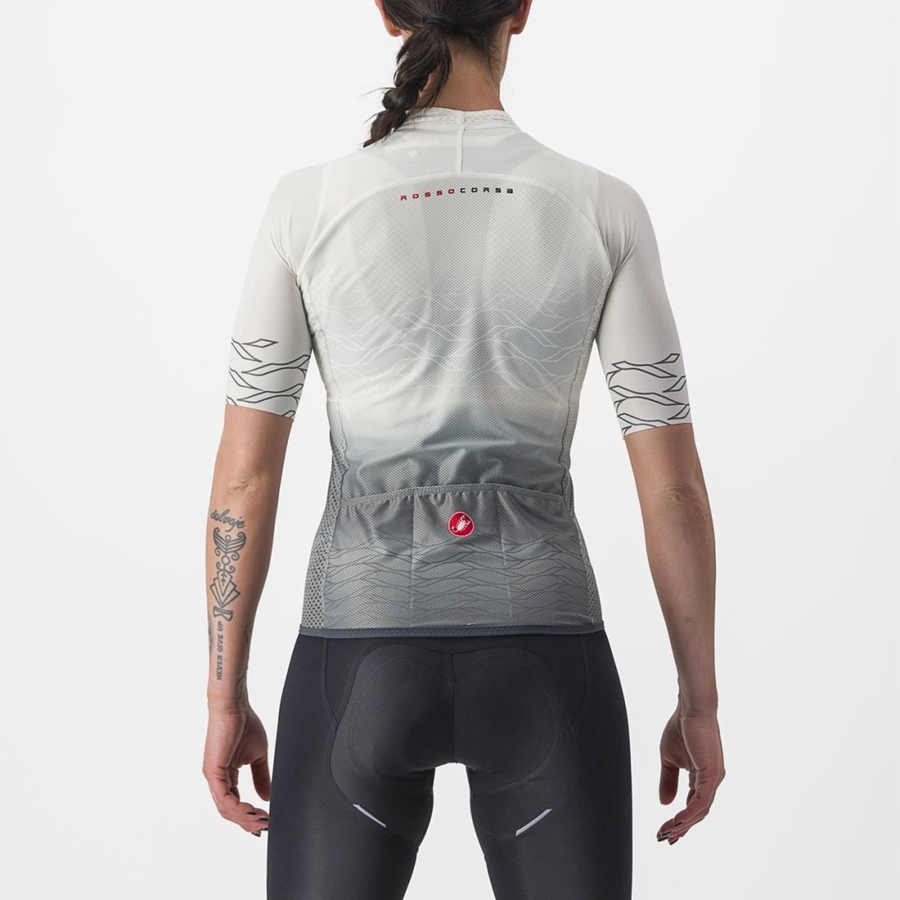 Castelli CLIMBER'S 2.0 W Women Jersey White / Olive | GNYDTW-471