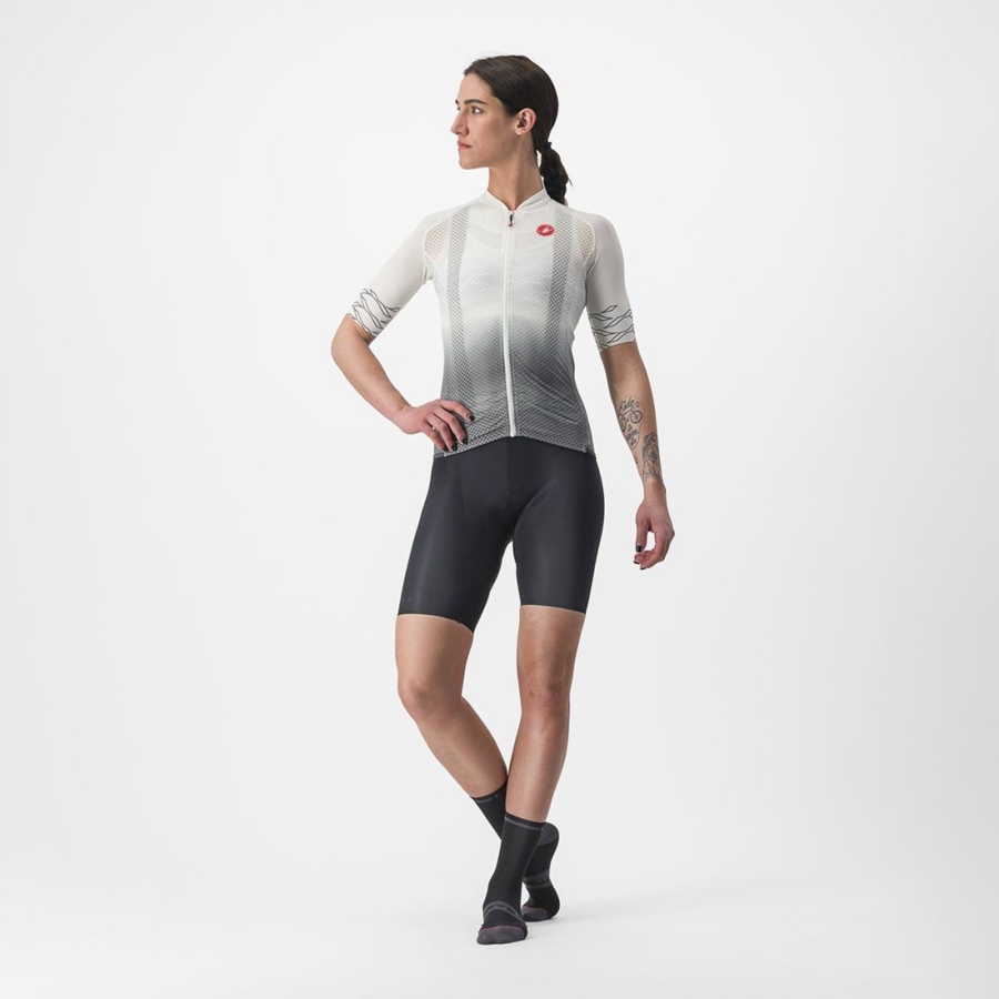 Castelli CLIMBER'S 2.0 W Women Jersey White / Olive | GNYDTW-471