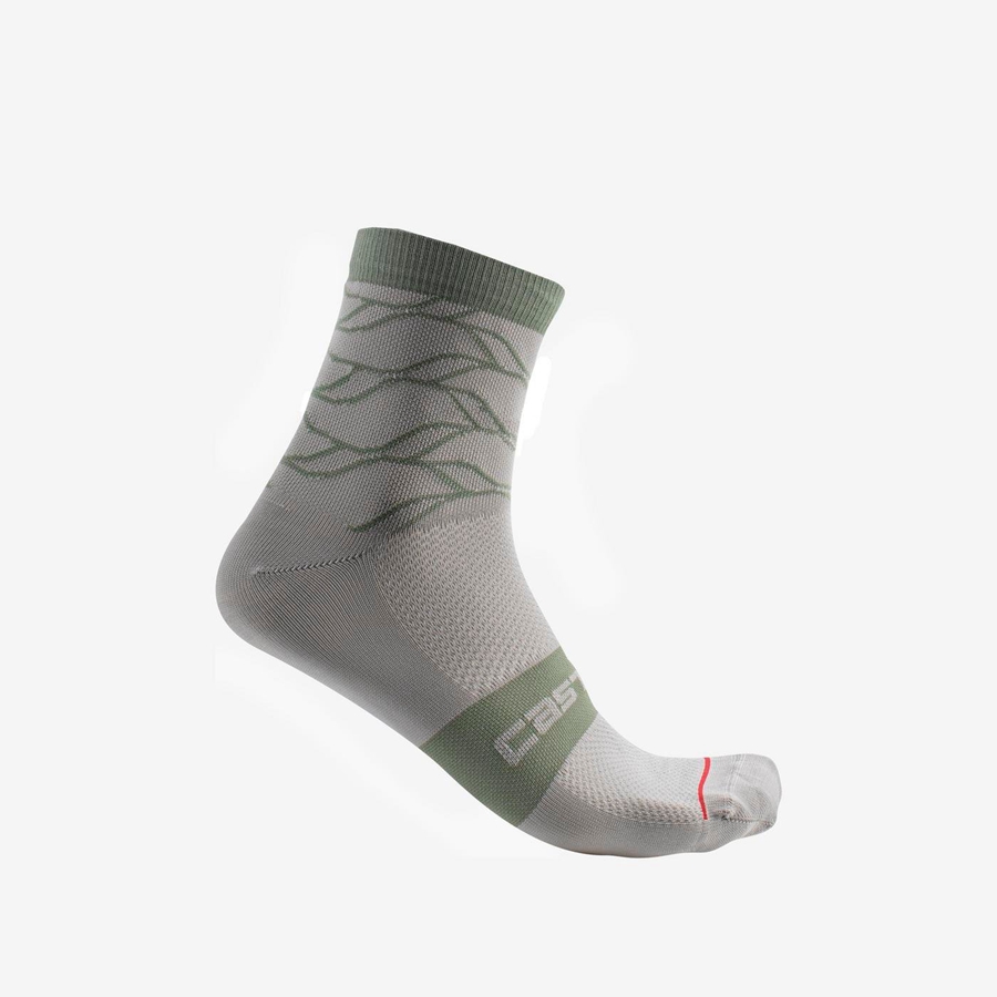 Castelli CLIMBER\'S 3.0 12 CM Women Socks Grey | FXHCZW-954