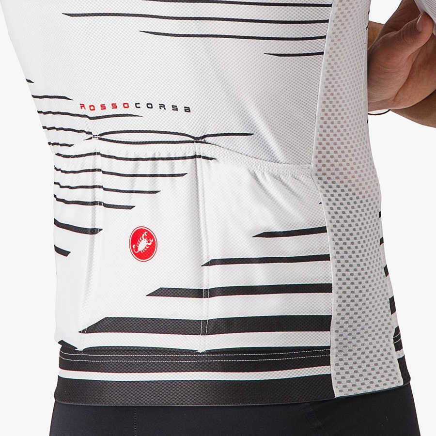 Castelli CLIMBER'S 4.0 Men Jersey White / Black | PYJVEI-389