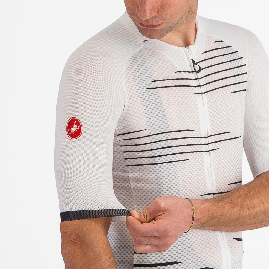 Castelli CLIMBER'S 4.0 Men Jersey White / Black | PYJVEI-389