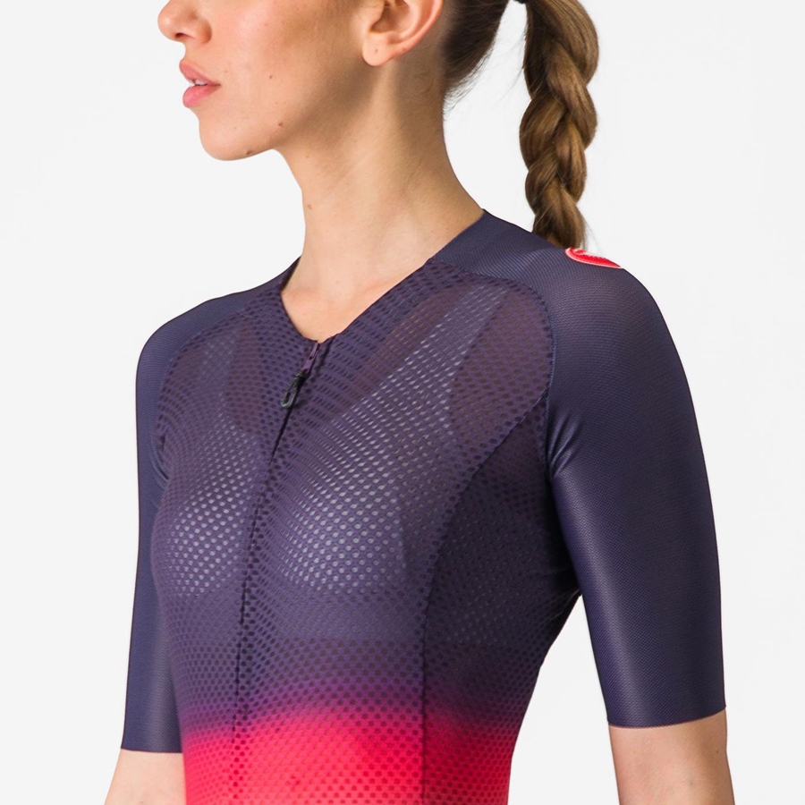 Castelli CLIMBER'S 4.0 W Women Jersey Pink / Orange | WISDGZ-432