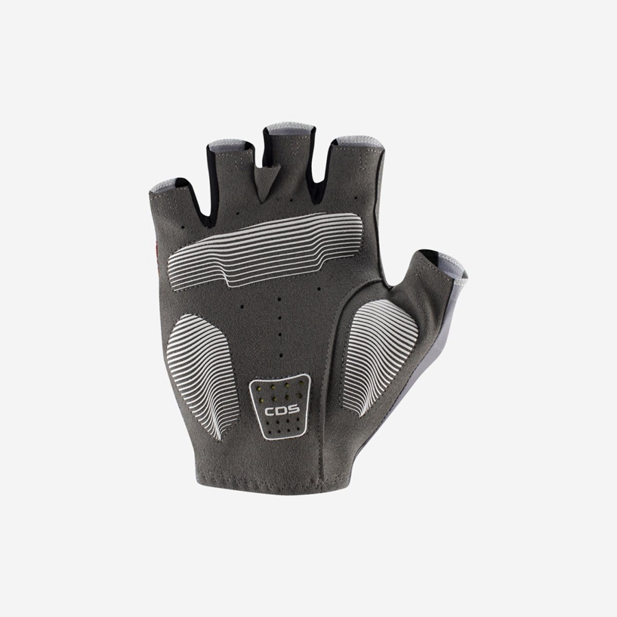 Castelli COMPETIZIONE 2 Men Gloves Silver Grey | JMYQFD-370