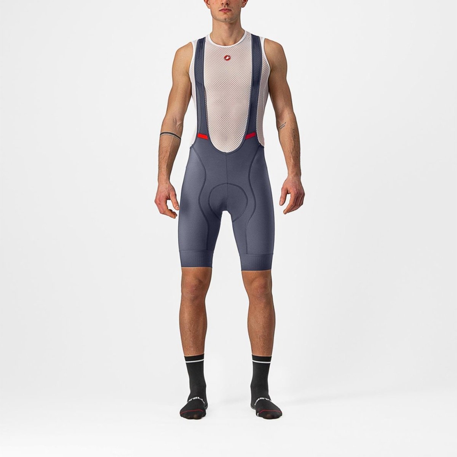 Castelli COMPETIZIONE Men Bib Shorts Blue | GAXWTL-903