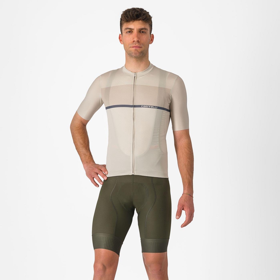 Castelli COMPETIZIONE Men Bib Shorts Deep Green | MGJWHE-284