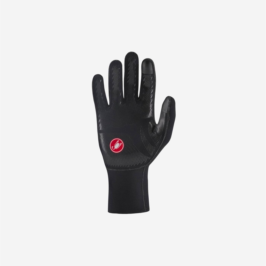 Castelli DILUVIO ONE Men Gloves Black | LFZBVD-476