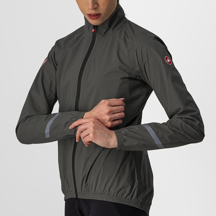 Castelli EMERGENCY 2 W RAIN Women Protection Green | NFPDLW-205