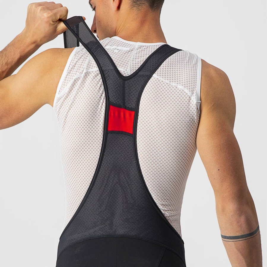 Castelli ENDURANCE 3 Men Bib Shorts Black | ZNAXFY-674