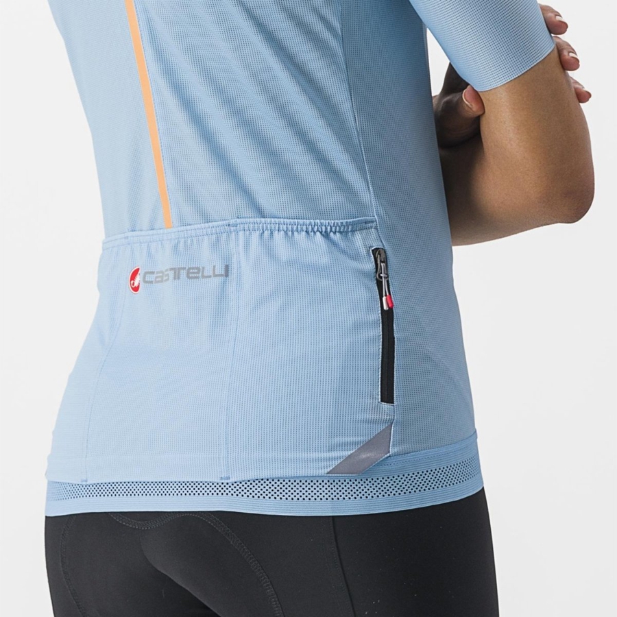 Castelli ENDURANCE W Women Jersey Blue | OGXQDH-915