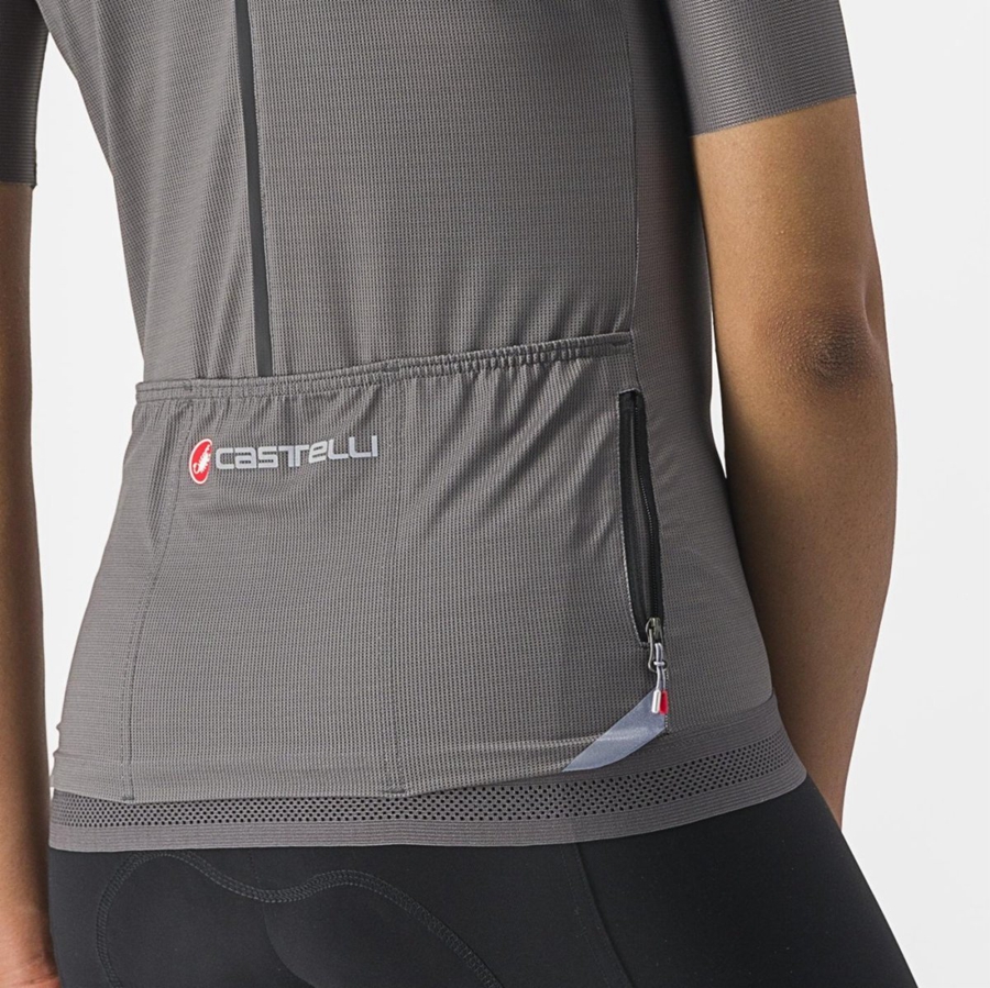 Castelli ENDURANCE W Women Jersey Grey | OZHNPE-532