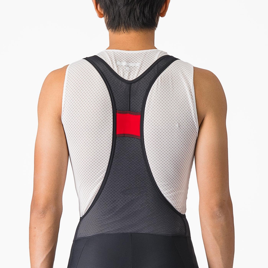 Castelli ENTRATA 2 Men Bib Shorts Black | YJWRTI-540