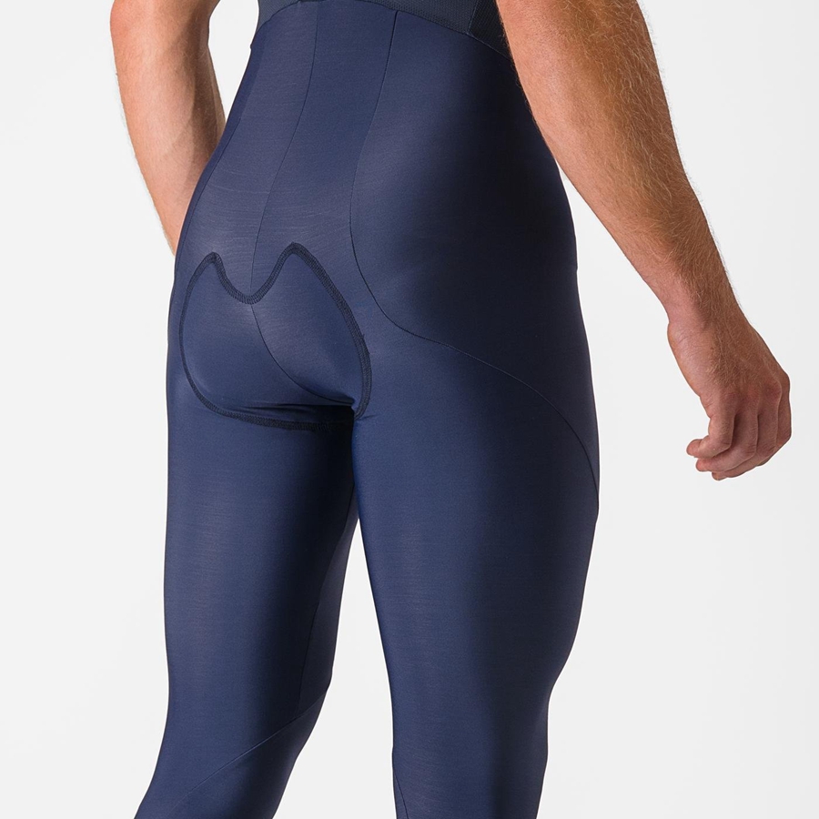 Castelli ENTRATA Men Bib Tights Blue | AKMZOP-201