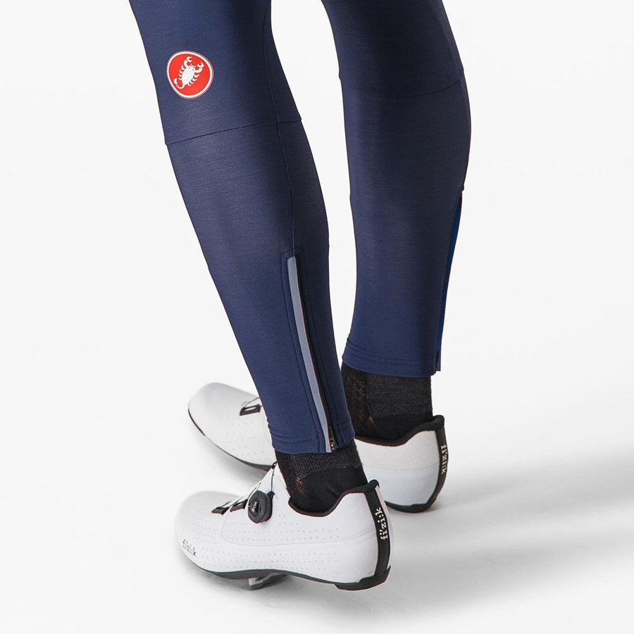 Castelli ENTRATA Men Bib Tights Blue | AKMZOP-201