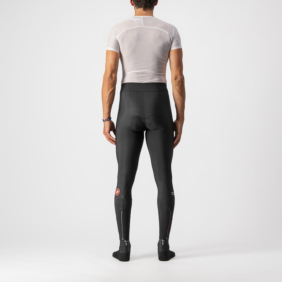 Castelli ENTRATA Men Leggings Black | JHGNLX-678