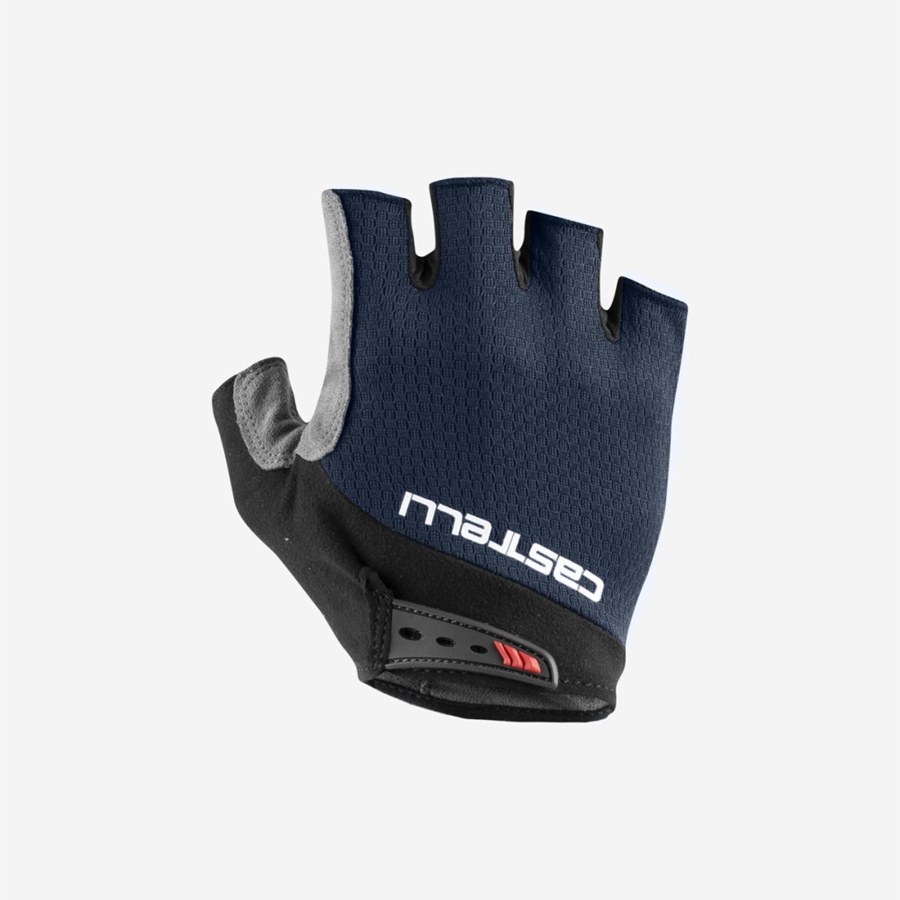 Castelli ENTRATA V Men Gloves Blue | IHKFWT-526