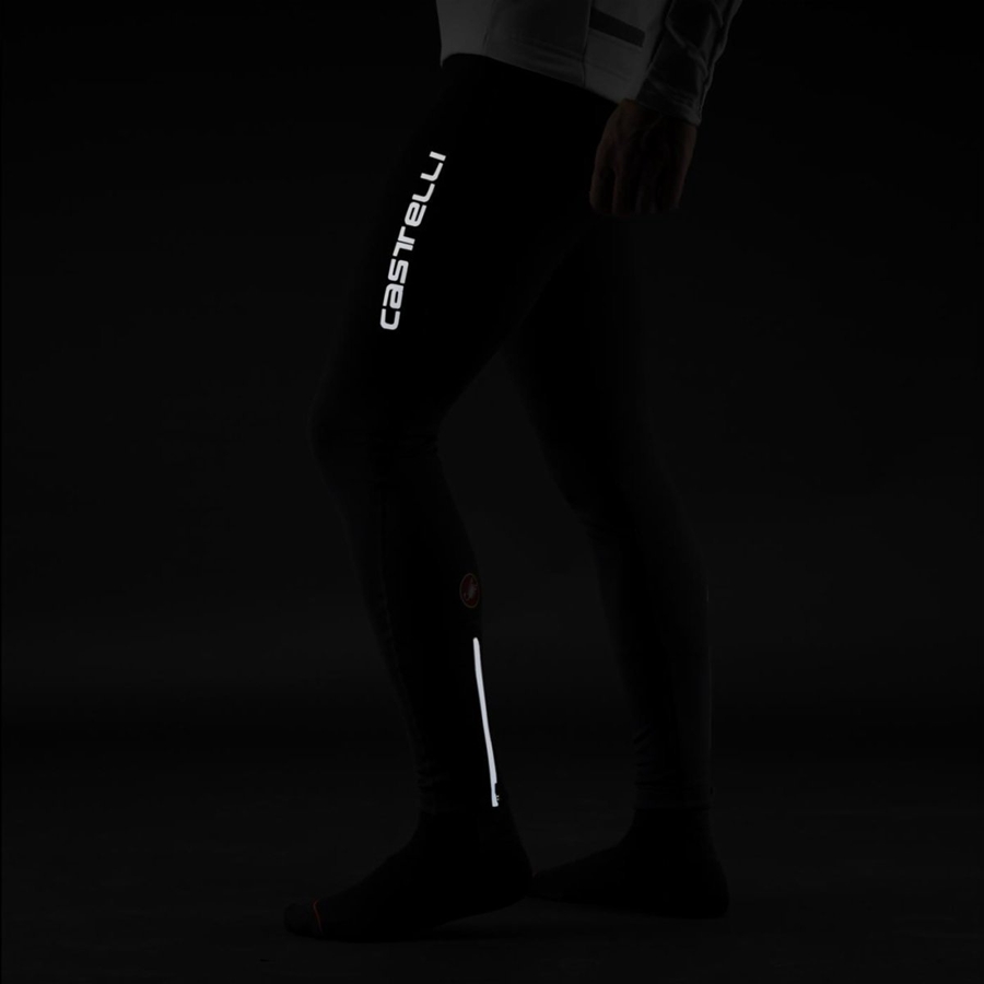 Castelli ENTRATA WIND Men Bib Tights Black | HONPAS-569