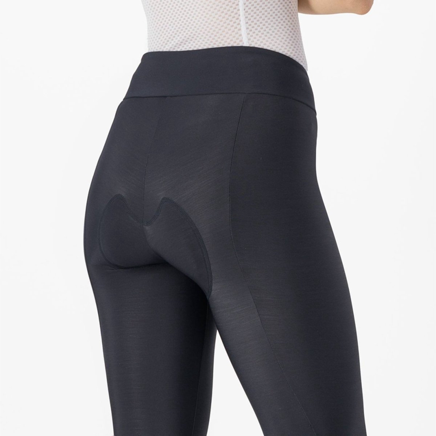 Castelli ENTRATA W Women Leggings Black | XPAWQL-687